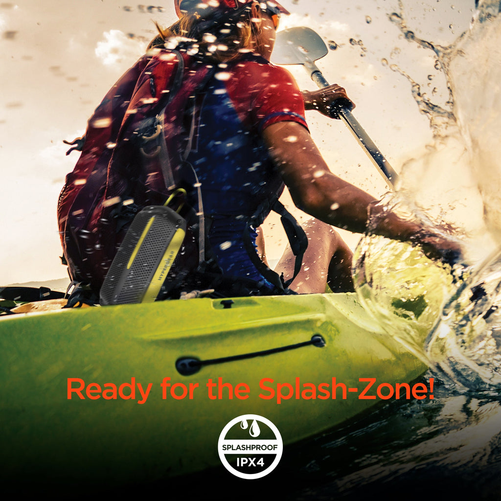 HyperGear Wave Water Resistant Wireless Speaker with Extended Battery Life