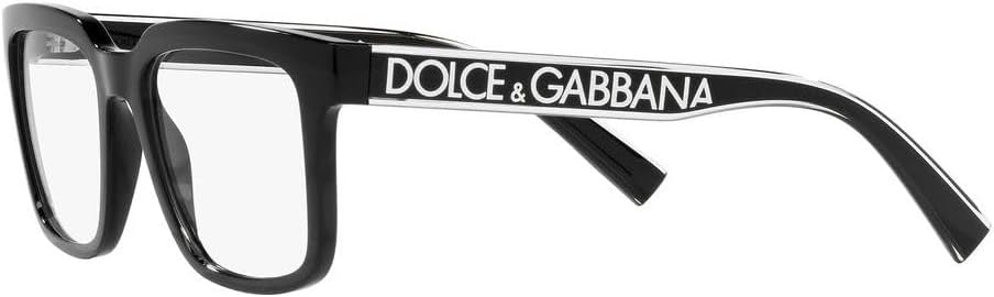 Dolce & Gabbana DG5101-501 Eyeglass Frame BLACK w/DEMO LENS 52mm