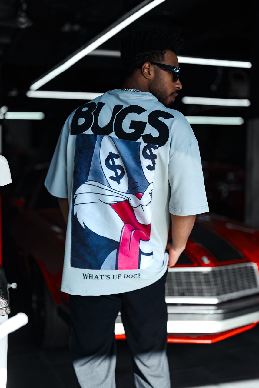 Cartoon Rabbit Graphic T-Shirt – What’s Up Doc