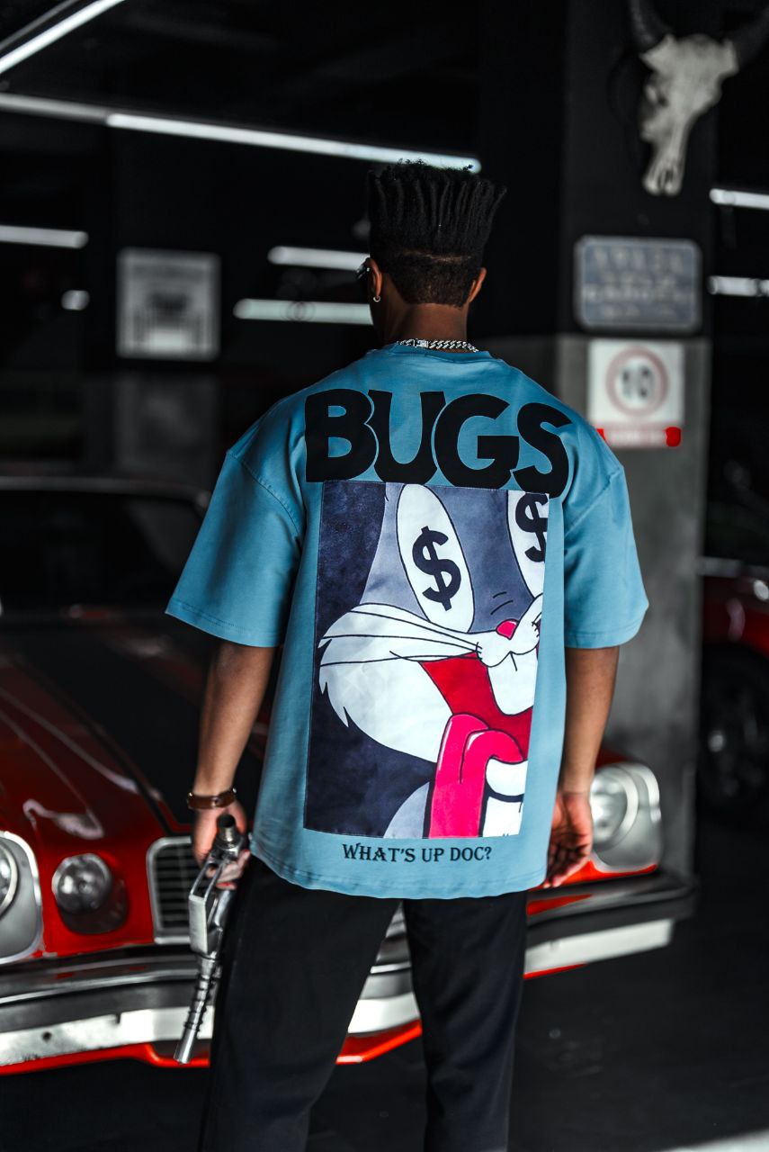 Cartoon Rabbit Graphic T-Shirt – What’s Up Doc