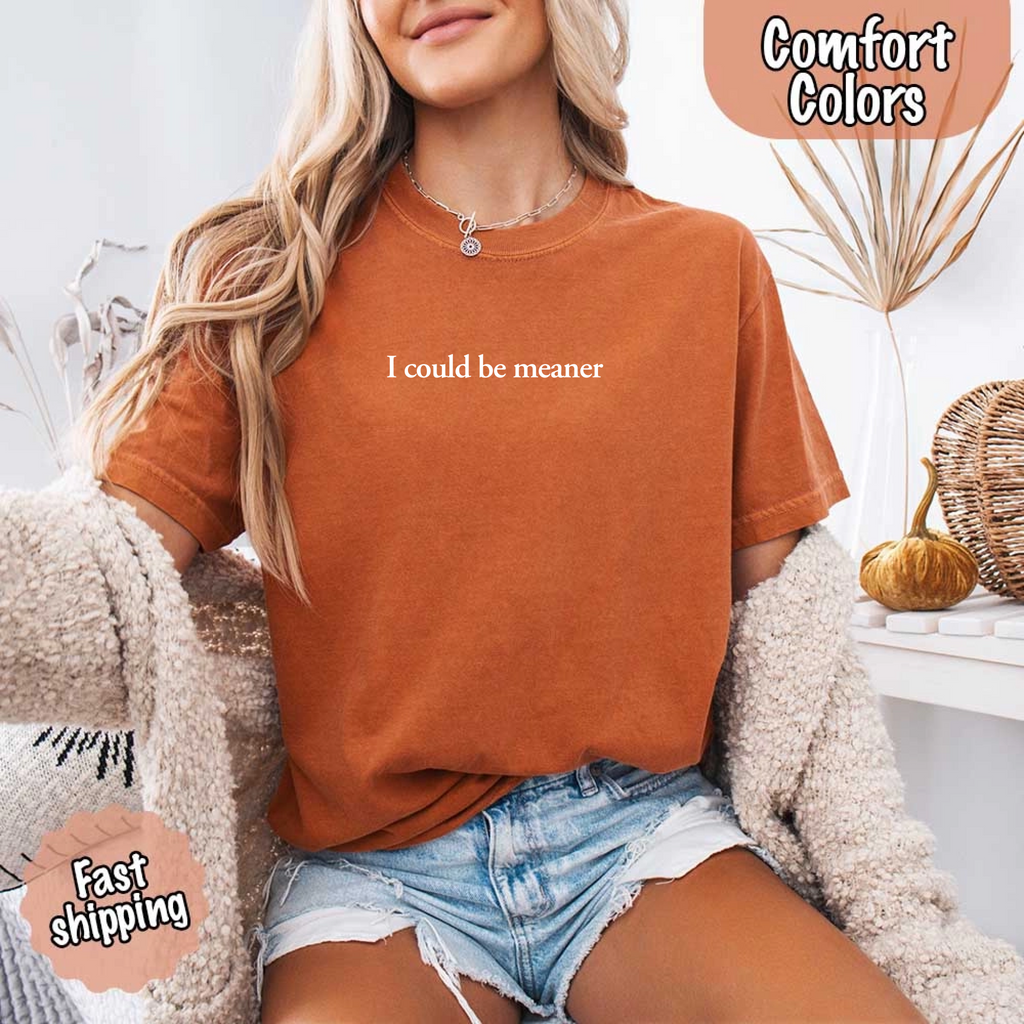 Comfort Colors I Could Be Meaner Shirt