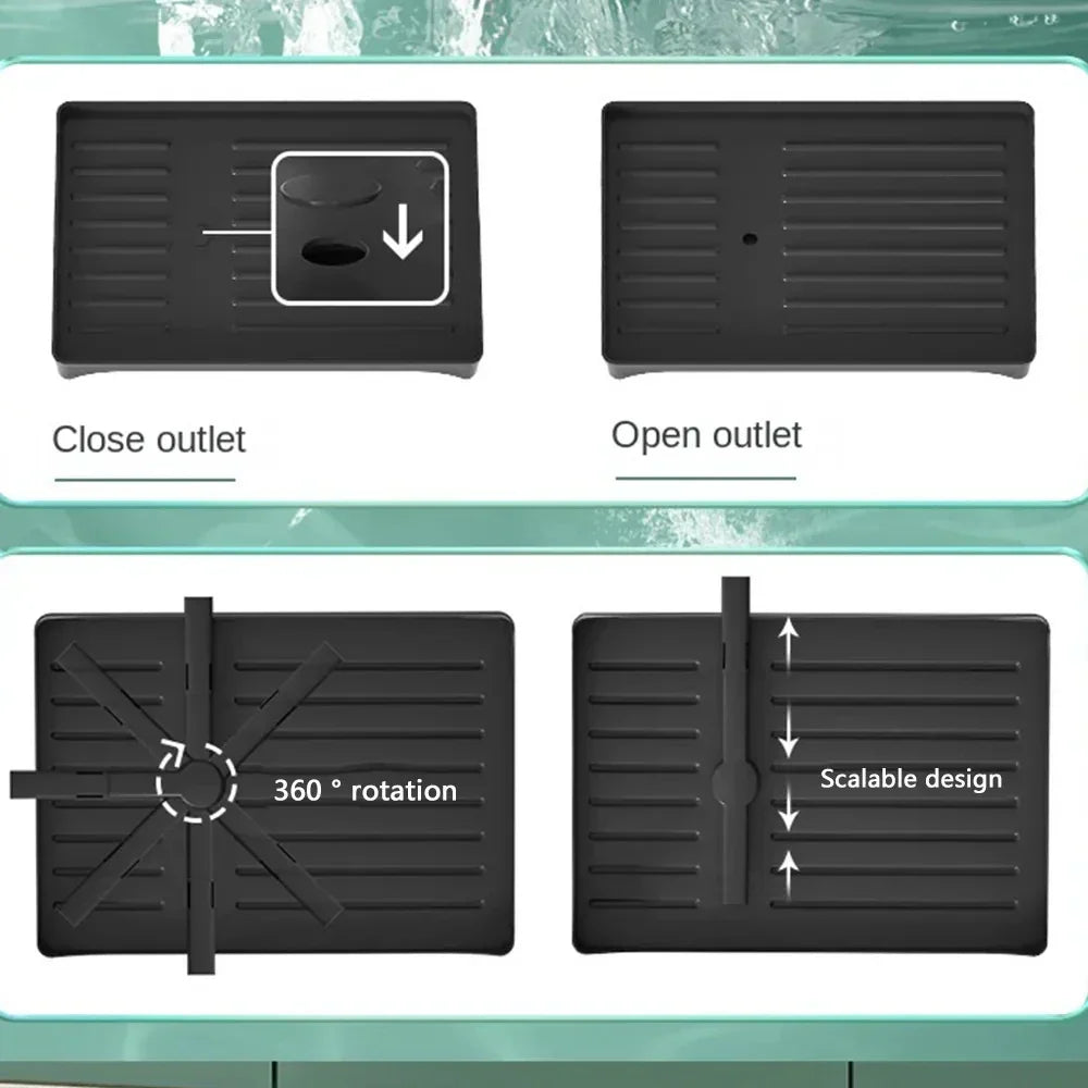 DecorBites™ Kitchen Dish Drainer Rack & Tableware Organizer