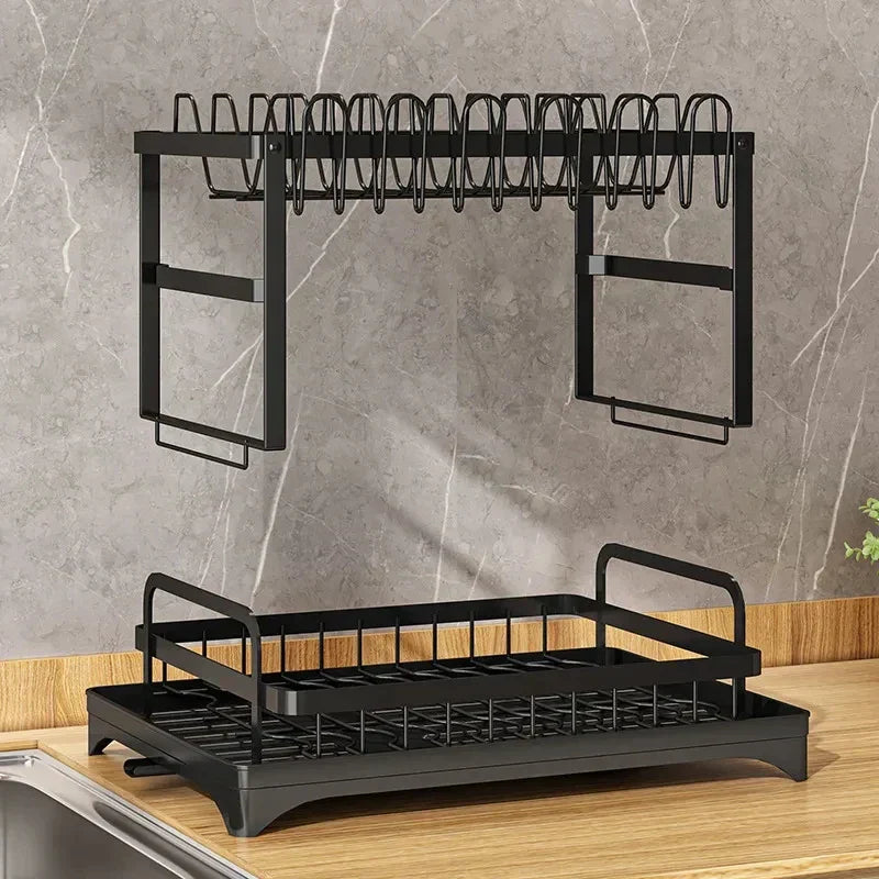 DecorBites™ Kitchen Dish Drainer Rack & Tableware Organizer