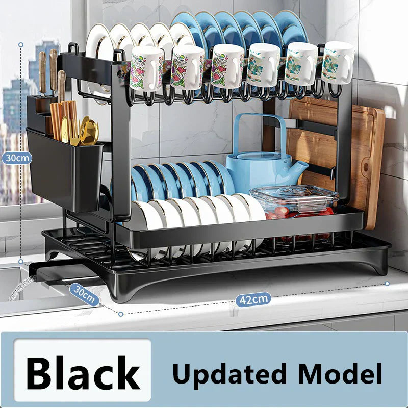 DecorBites™ Kitchen Dish Drainer Rack & Tableware Organizer