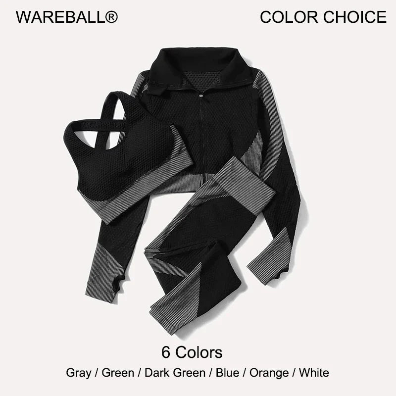 FlexFit Seamless Yoga Set: Comfy, Stylish, Versatile