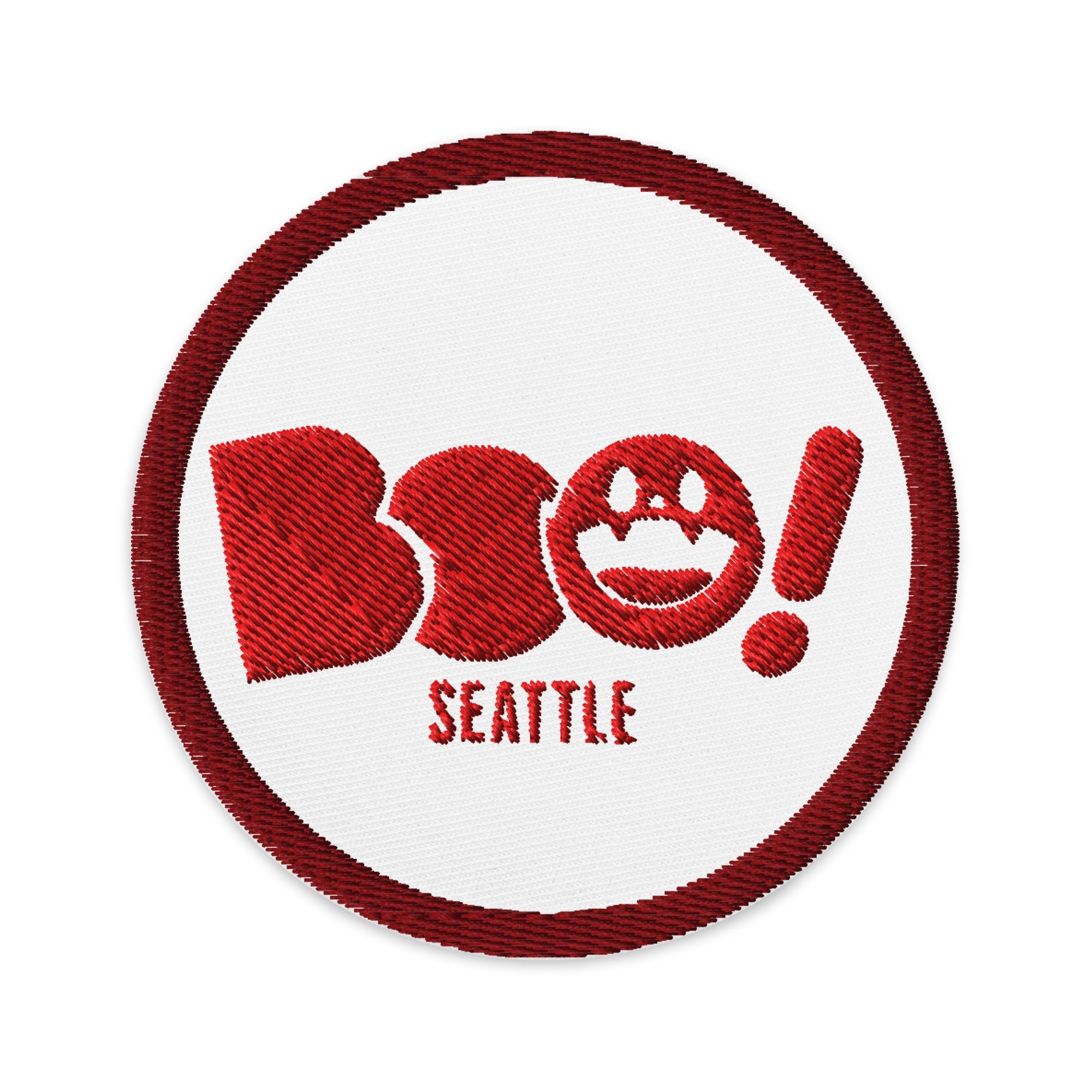 Boo! Seattle Limited Edition Halloween Embroidered Iron-on Patches
